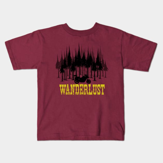 Wanderlust Kids T-Shirt by TripleTreeAdv